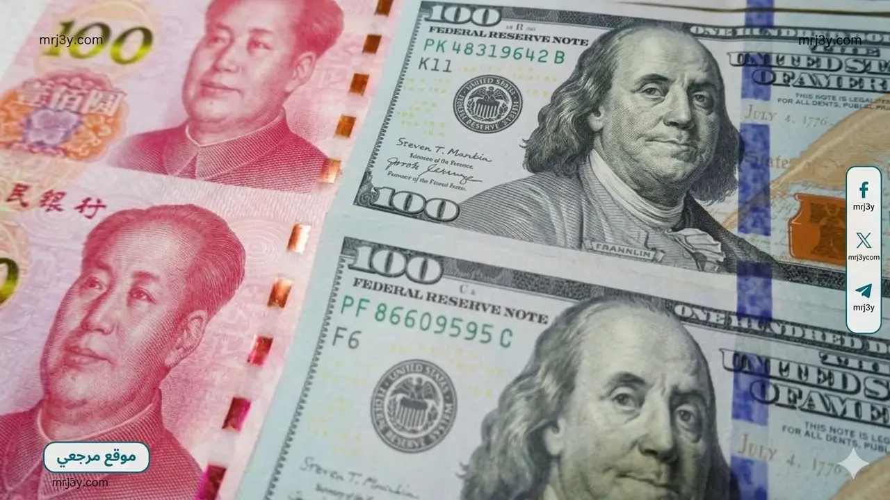 صعود الدولار بمقدار 10 بيب أمام اليوان الصيني خلال تعاملات الثلاثاء